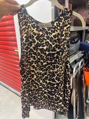 Alisha Levine Leopard Print Camisole